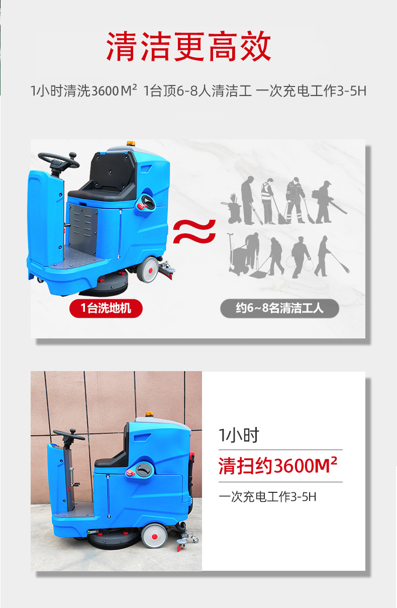 湖州驾驶式洗地机更适合用在高铁站